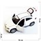 Машинка игрушечная белая BMW - фото 167965
