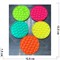 Антистрессовая игрушка Pop It круг разные цвета в ассортименте - фото 168740