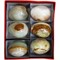 Яйцо из оникса 5 см (1,5x2 дюйма) разных оттенков 6 шт/уп - фото 168787