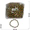 Браслеты растманы (M-46) из цветного бисера 100 шт/уп - фото 168886