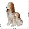 Собака спаниель со щенком (KL-1729) фарфоровая 14 см - фото 169487