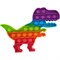 Попит игрушка «динозавр» радужная пупырка силиконовая - фото 170072