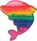 Игрушка пупырка попит антистресс «дельфин» цветной - фото 170197