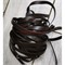 Шнурок тесьма из кожи коричневая 10 мм (цена за 1 метр) - фото 170226