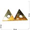 Часы из оникса "Пирамида" 18 см (6 дюймов) - фото 170498