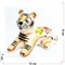 Фигурка Шерхан цветная гжель Тигр Символ 2022 года - фото 171872