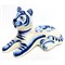 Фигурка Шерхан синяя гжель Тигр Символ 2022 года - фото 171873