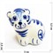 Фигурка Марсик синяя гжель тигр Символ 2022 года - фото 171894