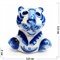 Фигурка Ваня гжель синяя Тигр Символ 2022 года - фото 171934