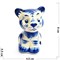 Фигурка Яшка (5) гжель синяя Тигр Символ 2022 года - фото 171938
