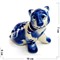 Фигурка Алтай (11) гжель синяя Тигр Символ 2022 года - фото 171940