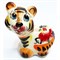 Фигурка Смелый гжель цветная Тигр Символ 2022 года - фото 171959