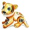 Фигурка Лорд гжель цветная Тигр Символ 2022 года - фото 171969