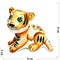 Фигурка Лорд гжель цветная Тигр Символ 2022 года - фото 171970