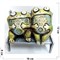 Фигурка лягушата сидящие (KN-00-44) из шамота - фото 171998