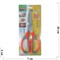 Кухонные ножницы (K-024) металл пластмасса 100 шт/кор - фото 172323