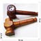 Трубка курительная «молоток» деревянная - фото 172654