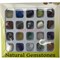 Камни галтовка натуральные и синтетические 20 шт/упаковка Natural Gemsstones - фото 173744