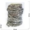 Цепь металлическая (L221795) под серебро (цена за 1 метр) - фото 174027