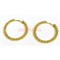 Серьги (KL-28) круглые под золото - фото 174498
