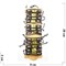 Браслет под кожу (O-225) овальный цвет бронза знаки зодиака 12 шт/упаковка - фото 175920