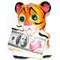 Копилка из полистоуна Тигр с купюрой Символ 2022 года - фото 176390