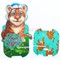 Подставка для телефона Верь в чудеса 20 см деревянная Тигр Символ 2022 года - фото 177106