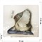Фигурка лебеди (KL-320) из фарфора 11,5 см - фото 177316