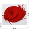 Нить красная 3 мм для шнурка гайтана 65 см шелковая (греческий шелк) - фото 178028