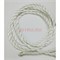 Шнурок нить белая 120 см для пояса шелковая - фото 178031