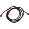 Шнурок нить коричневая 120 см для пояса шелковая - фото 178036