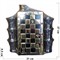 Набор керамический «шахматы бутылка» с 6 стопками - фото 178423
