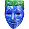 Маска Анонимуса Гая Фокса цветная одноцветная - фото 178647