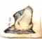Фигурка лебеди (KL-320) из фарфора 11,5 см - фото 178798