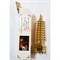 Пагода металлическая 13 см под золото - фото 178997
