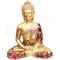 Будда из полистоуна под золото 25 см высота - фото 179107