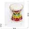 Барабан Дамару 10 см - фото 179132