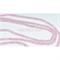 Нитка бусин граненая рондель из бледно-розового кварца 38 см - фото 179661