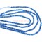 Нитка бусин граненая рондель из лазурита 38 см - фото 179681