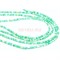 Нитка бусин таблетка из зеленого варисцита 36 см - фото 179801