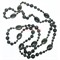 Бусы овалы и шарики 6-14 мм из серпентина 128 см (змеевик) - фото 180491