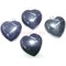 Подвеска сердце 3 см из синего авантюрина цена за 1 шт - фото 181926