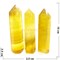 Карандаши кристаллы 9-11 см из желтого флюорита - фото 182059