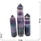 Карандаши кристаллы 9-11 см из цветного флюорита - фото 182069