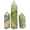 Карандаши кристаллы 7-9 см из зеленой яшмы - фото 182078