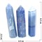 Карандаши кристаллы 7-9 см из синего авантюрина - фото 182081