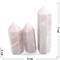 Карандаши кристаллы 7-9 см из розового опала - фото 182085