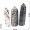 Карандаши кристаллы 7-9 см из черного коралла - фото 182087