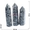 Карандаши кристаллы 7-9 см из ларвикита (лабрадорит) - фото 182093