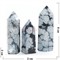 Карандаши кристаллы 9-10 см из снежного обсидиана - фото 182115